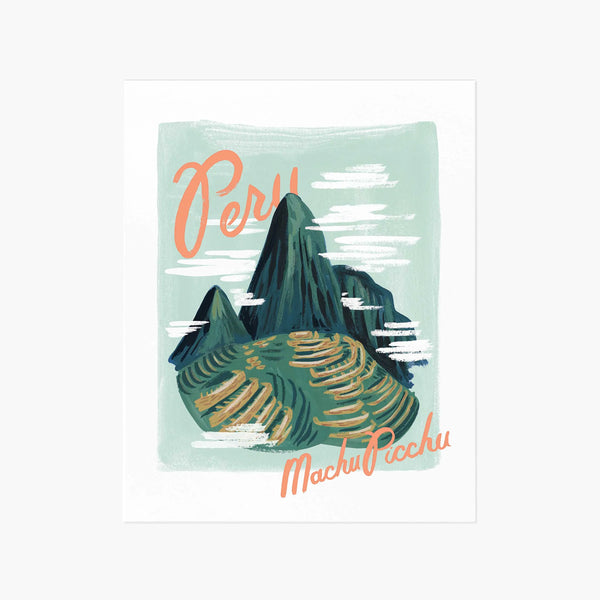 Rifle Paper Co. Bon Voyage Peru Art Print