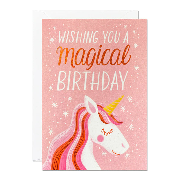 Ricicle Cards Birthday Unicorn Card