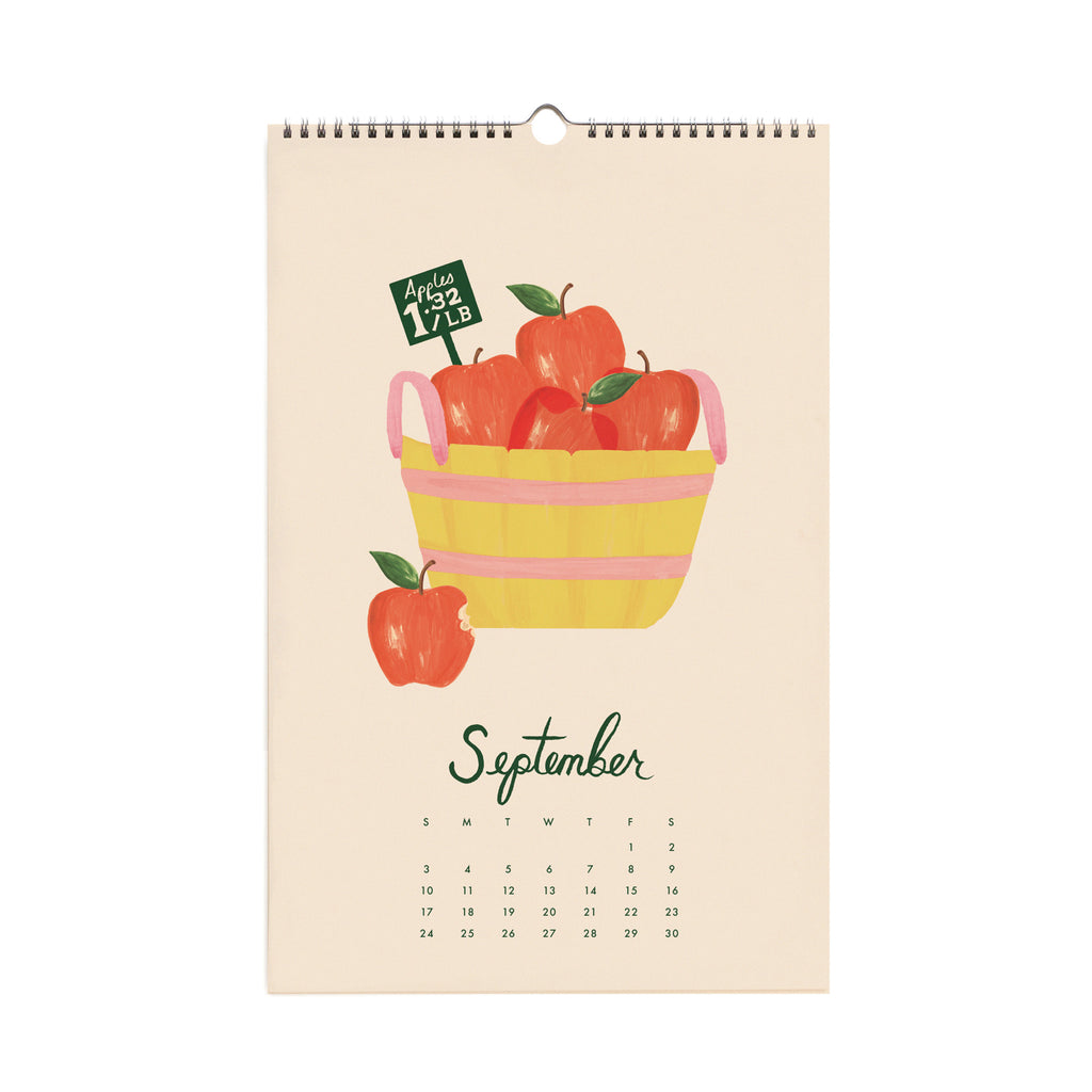 Rifle Paper Co. 2023 Appointment Wall Calendar - Fruit Stand