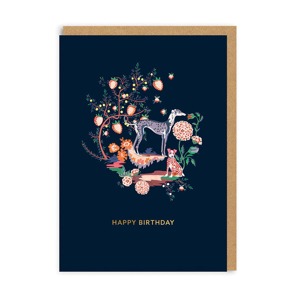Cath Kidston Happy Birthday Painted Kingdom Birthday Card