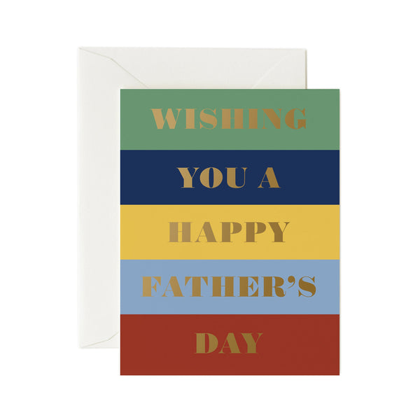 Rifle Paper Co. Colour Block Fathers Day Card