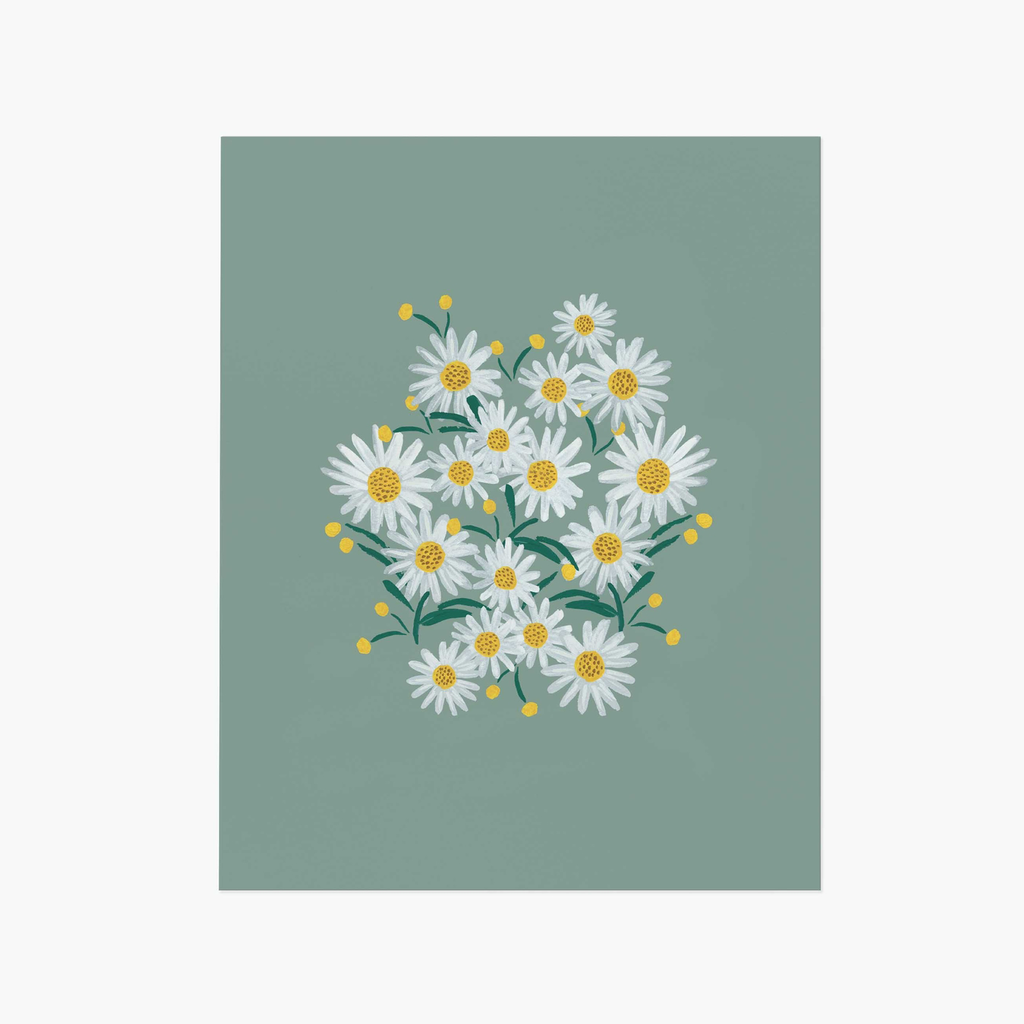 Rifle Paper Co. Daisies Sage Art Print