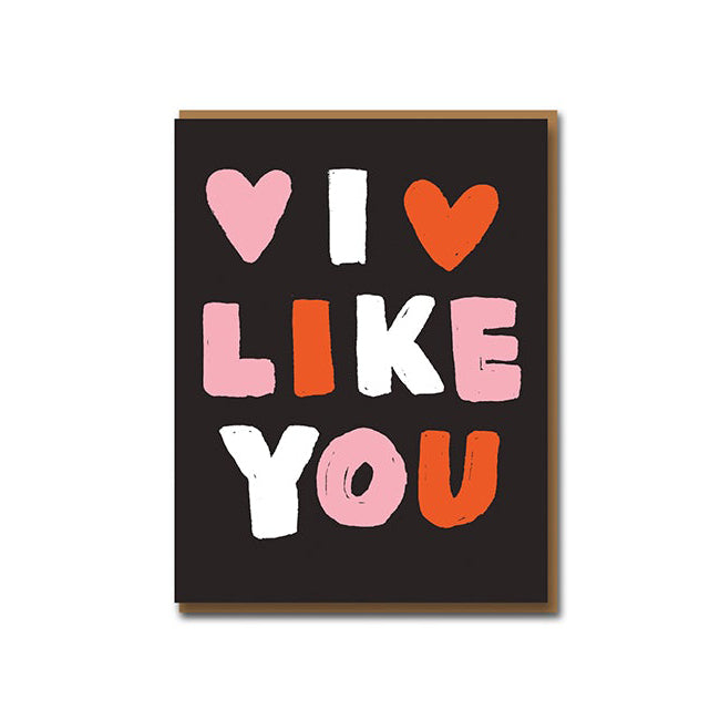 Egg Press I like You Card
