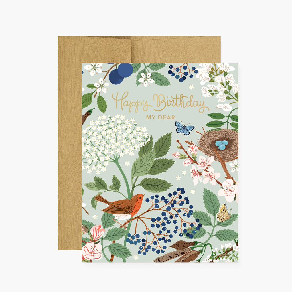 Oana Befort Flowering Trees Birthday Card