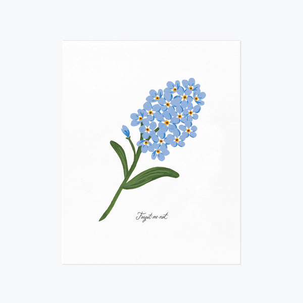 Rifle Paper Co. Forget-Me-Not Art Print