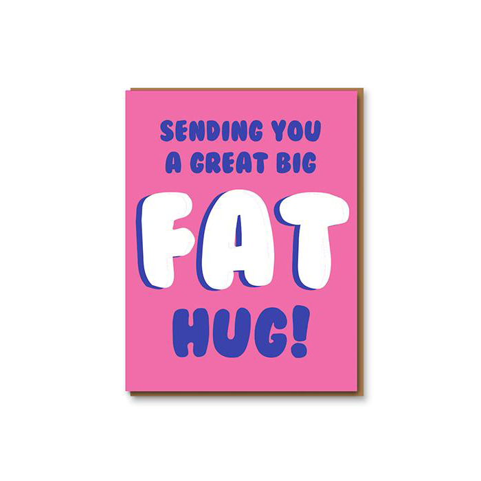 1973 Fat Hug Card