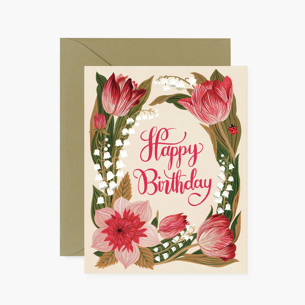 Oana Befort Garden Birthday Card