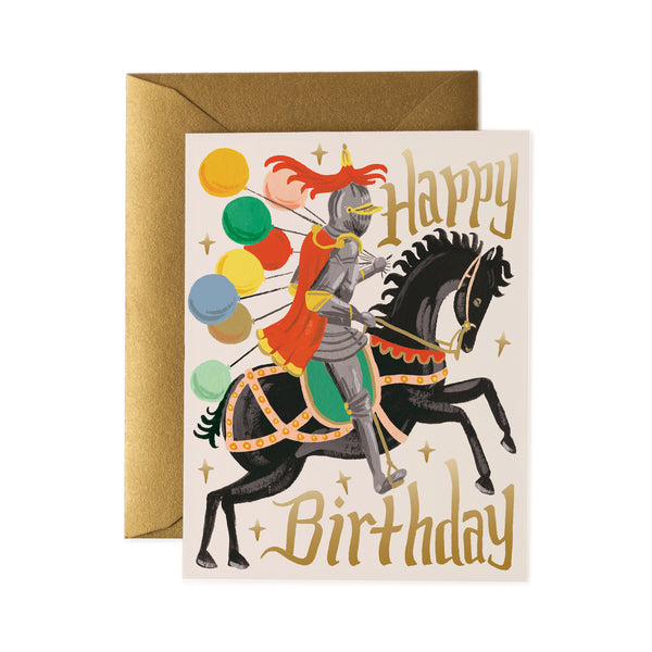 Rifle Paper Co. Knight Birthday Card