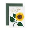 Rifle Paper Co. Sunflower Thank You Card SET