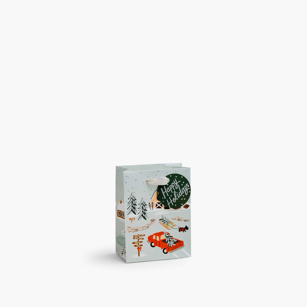 Rifle Paper Co. Christmas Gift Bags - Holiday Village