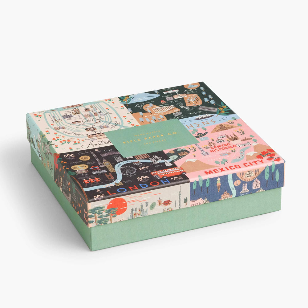 Rifle Paper Co. Jigsaw Puzzle Maps