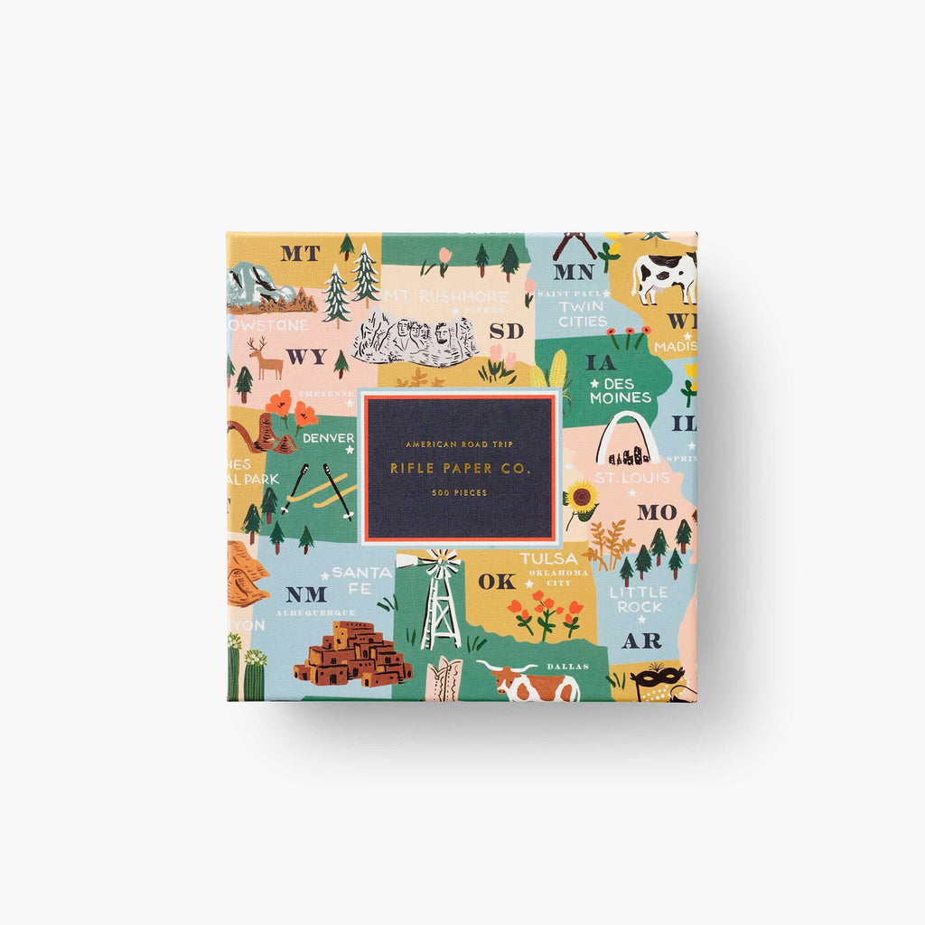 Rifle Paper Co. Jigsaw Puzzle - American Road Trip