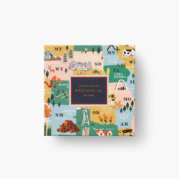 Rifle Paper Co. Jigsaw Puzzle - American Road Trip