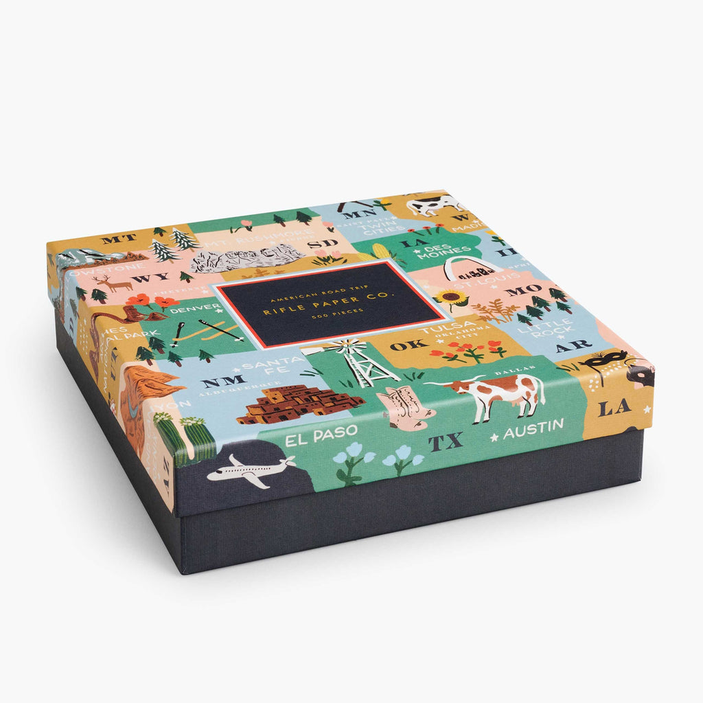 Rifle Paper Co. Jigsaw Puzzle - American Road Trip