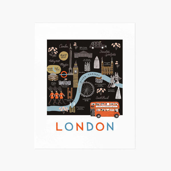 Rifle Paper Co. London Map Art Print