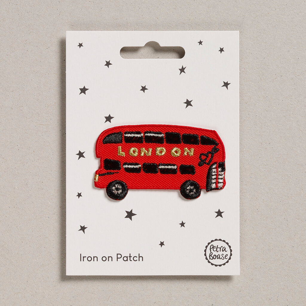 Petra Boase Iron on Patch - London Bus