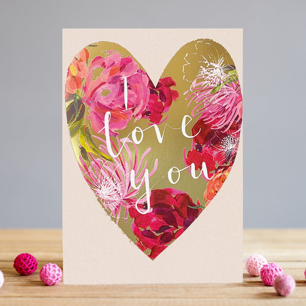 Louise Tiler Love You Heart Card