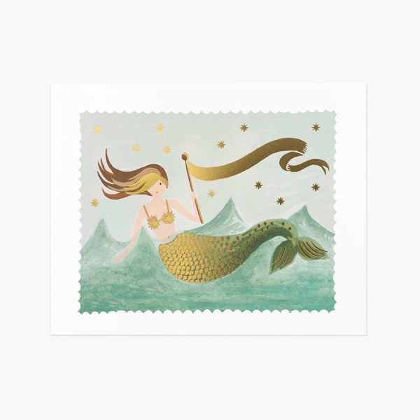 Rifle Paper Co. Vintage Mermaid Art Print