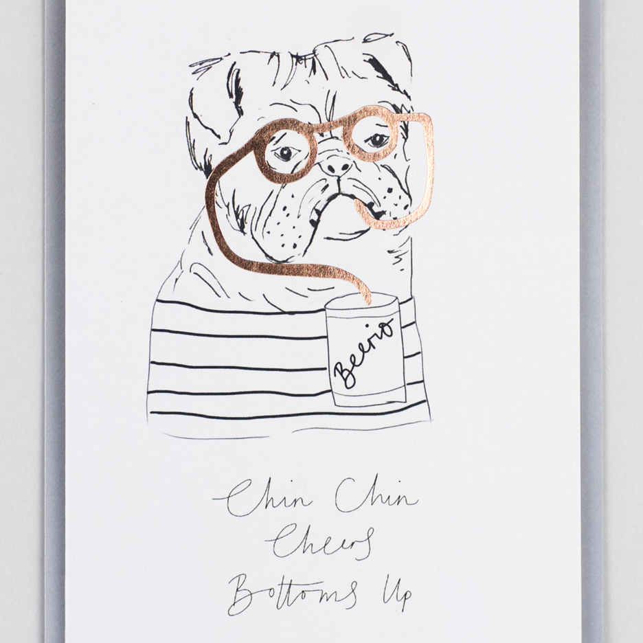 Katie Housley Chin Chin Birthday Card