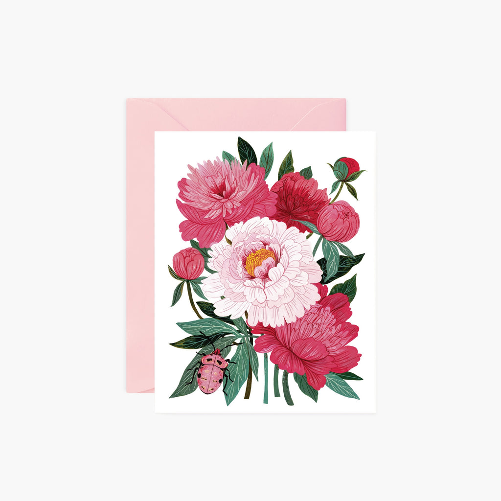 Oana Befort Peonies Greeting Card