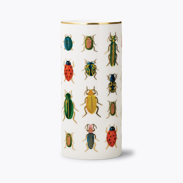 Rifle Paper Co. Porcelain Vase - Beetles & Bugs