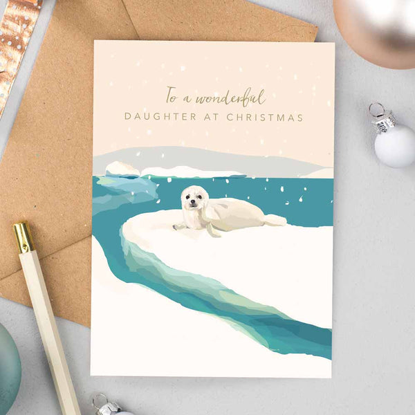 Sirocco Design Special Daughter Christmas Card
