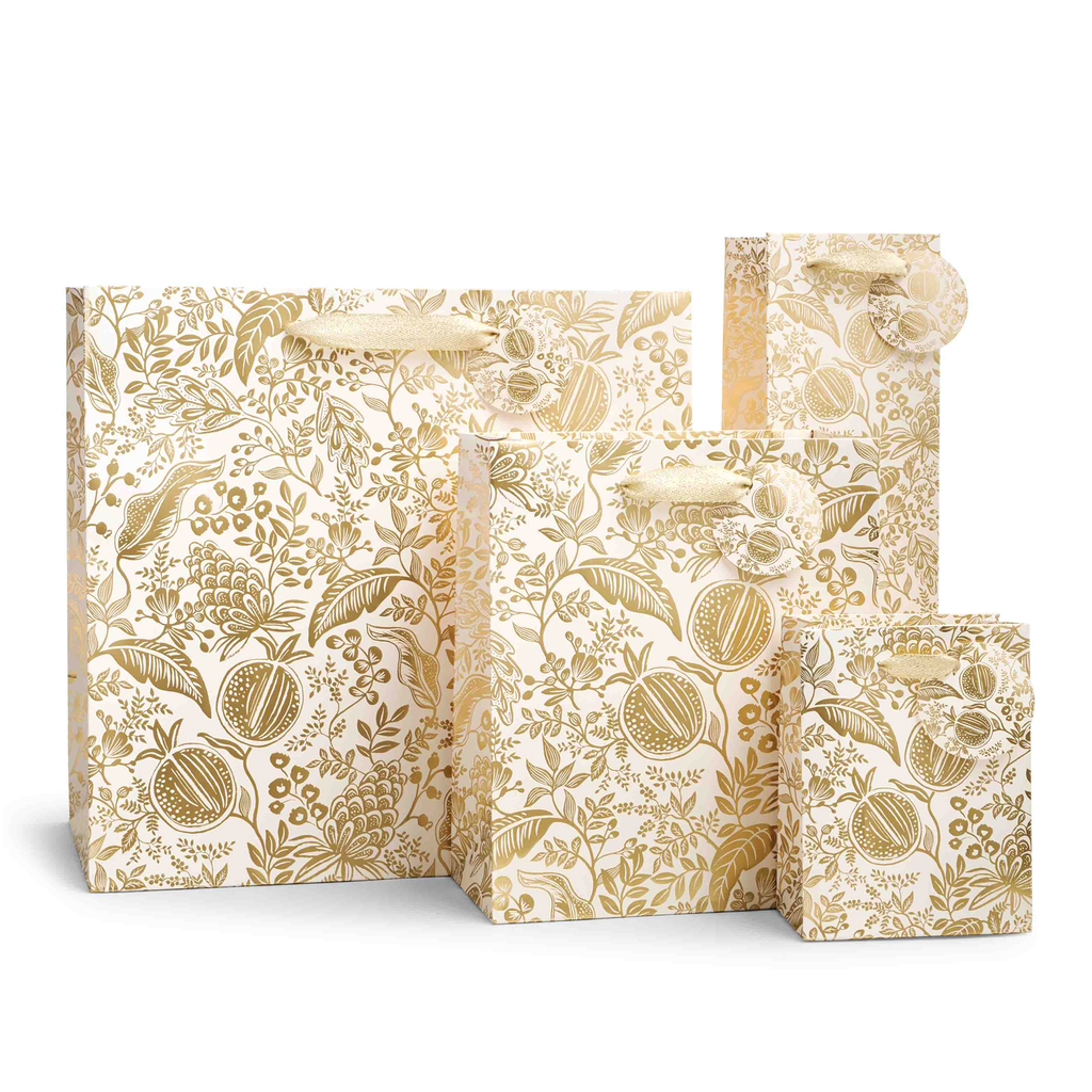 Rifle Paper Co. Christmas Gift Bags - Pomegranate