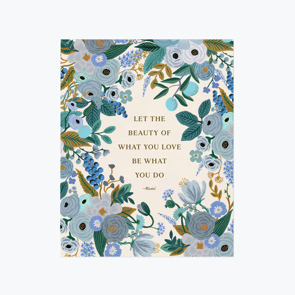 Rifle Paper Co. Rumi Quote Art Print