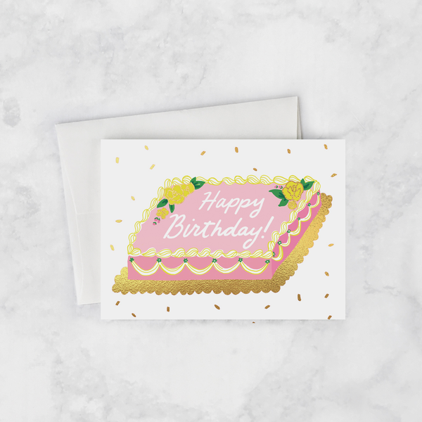 Idlewild Co. Sheet Cake Birthday Card