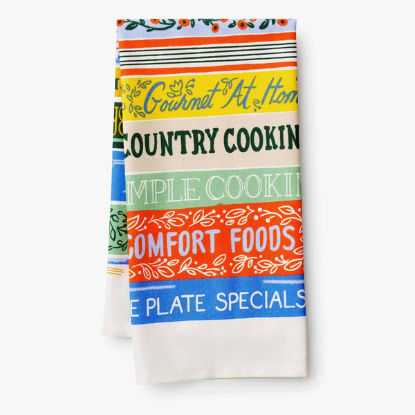 Rifle Paper Co. Cookbooks Tea Towel