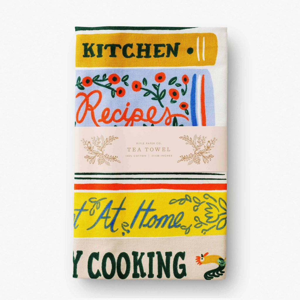 Rifle Paper Co. Cookbooks Tea Towel