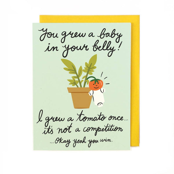 Little Low Tomato Baby Card