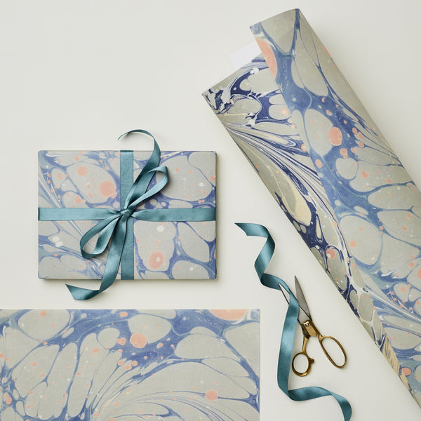 Wanderlust Paper Co. Blue Marble Gift Wrap
