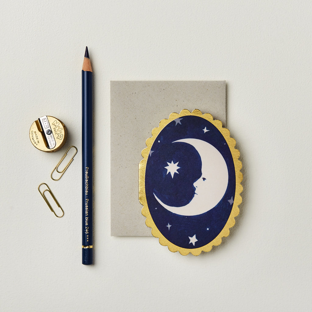 Wanderlust Paper Co. Moon Mini Card