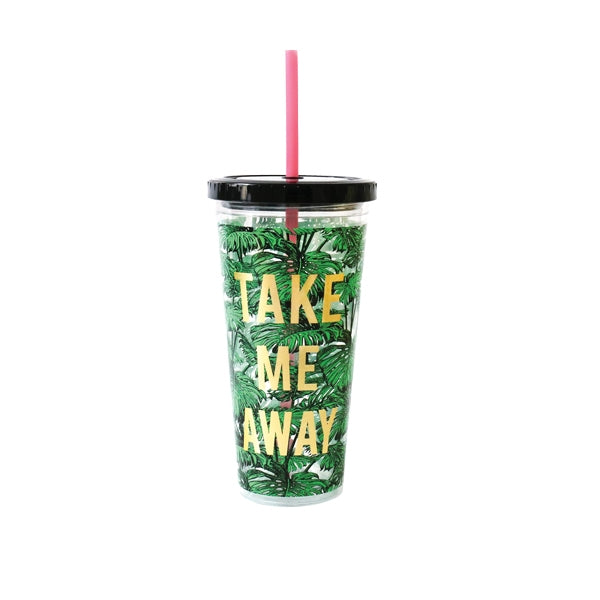 Alice Scott Tumbler with Straw - Take Me Away