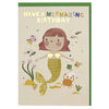 Raspberry Blossom Mermazing Birthday Card