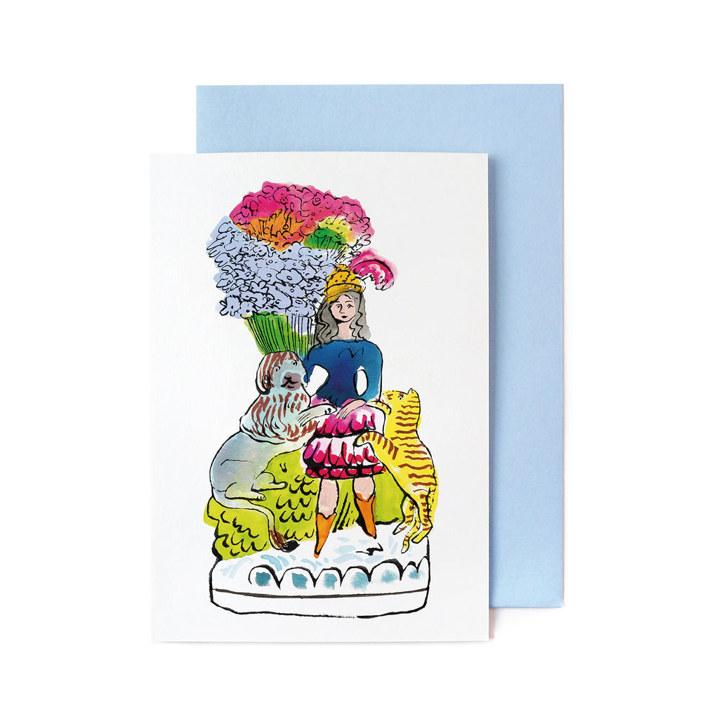 Yes! Paper Goods Lion + Tiger Girl - Courage & Strength! Card