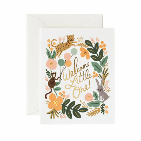 Rifle Paper Co. Menagerie Baby Card