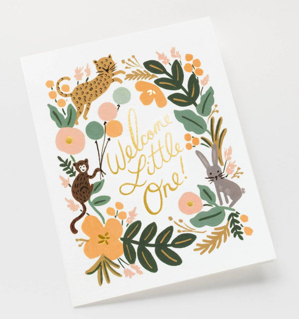 Rifle Paper Co. Menagerie Baby Card