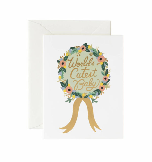 Rifle Paper Co. World's Cutest Baby Card