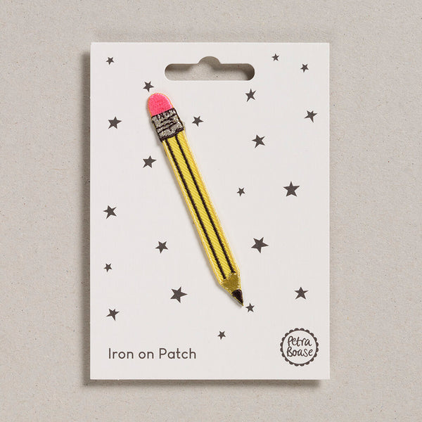 Petra Boase Iron on Patch - Pencil