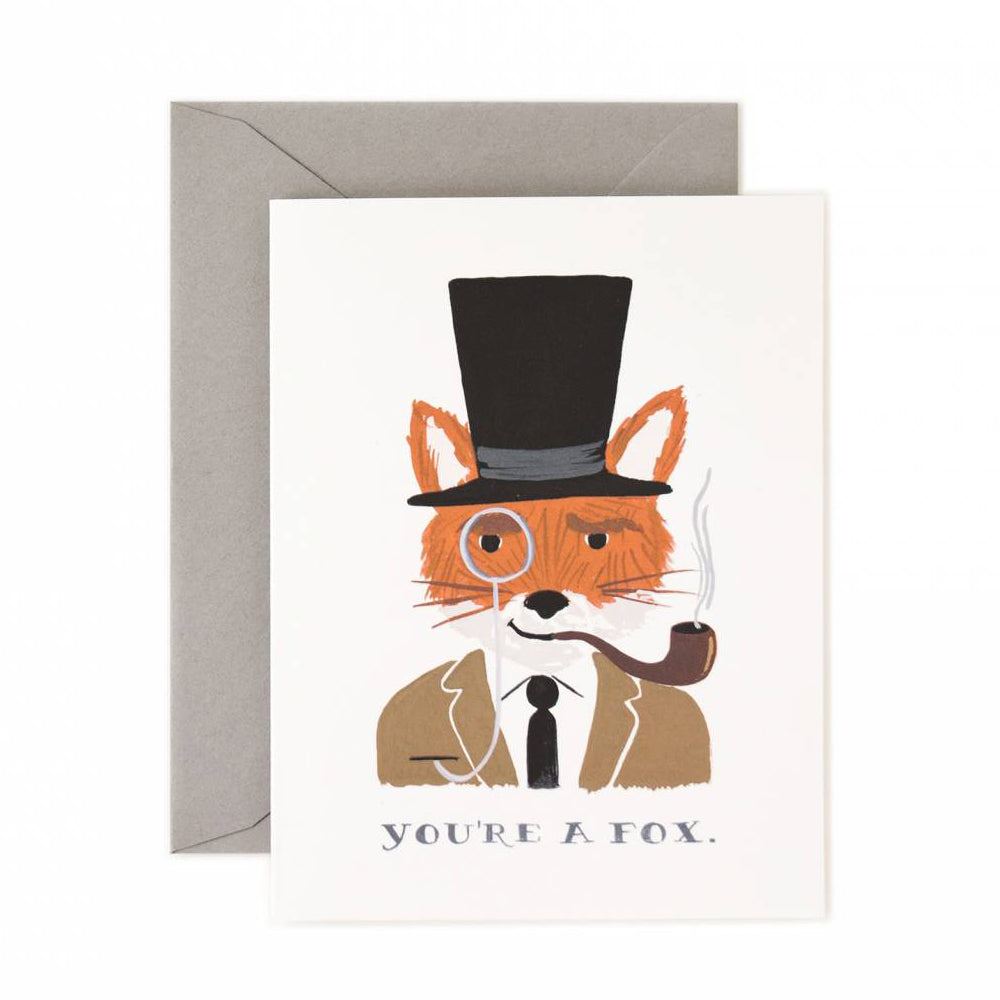 Rifle Paper Co. You're a Fox Card