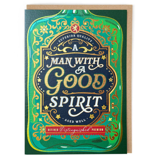 Cath Tate Cards - Good Spirit Birthday Card