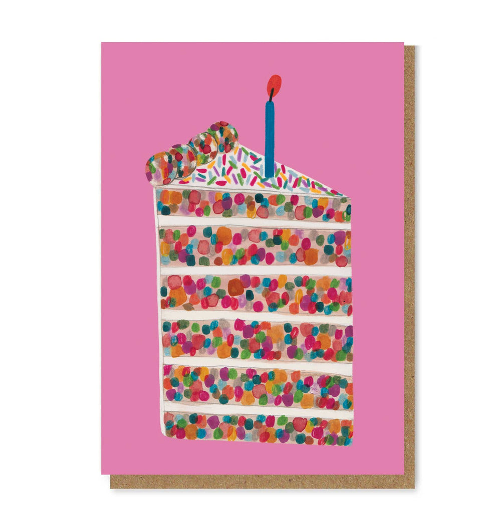 Daria Solak Illustrations - PIECE OF CAKE Birthday Card