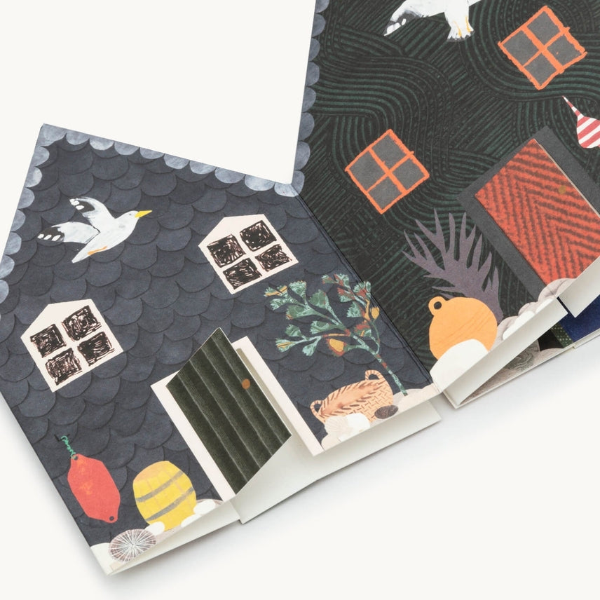 Hadley Paper Goods Fisherman's Hut Concertina Card