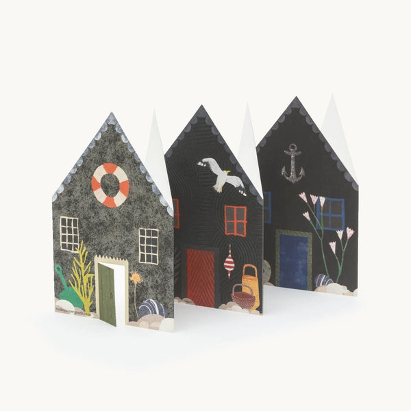 Hadley Paper Goods Fisherman's Hut Concertina Card
