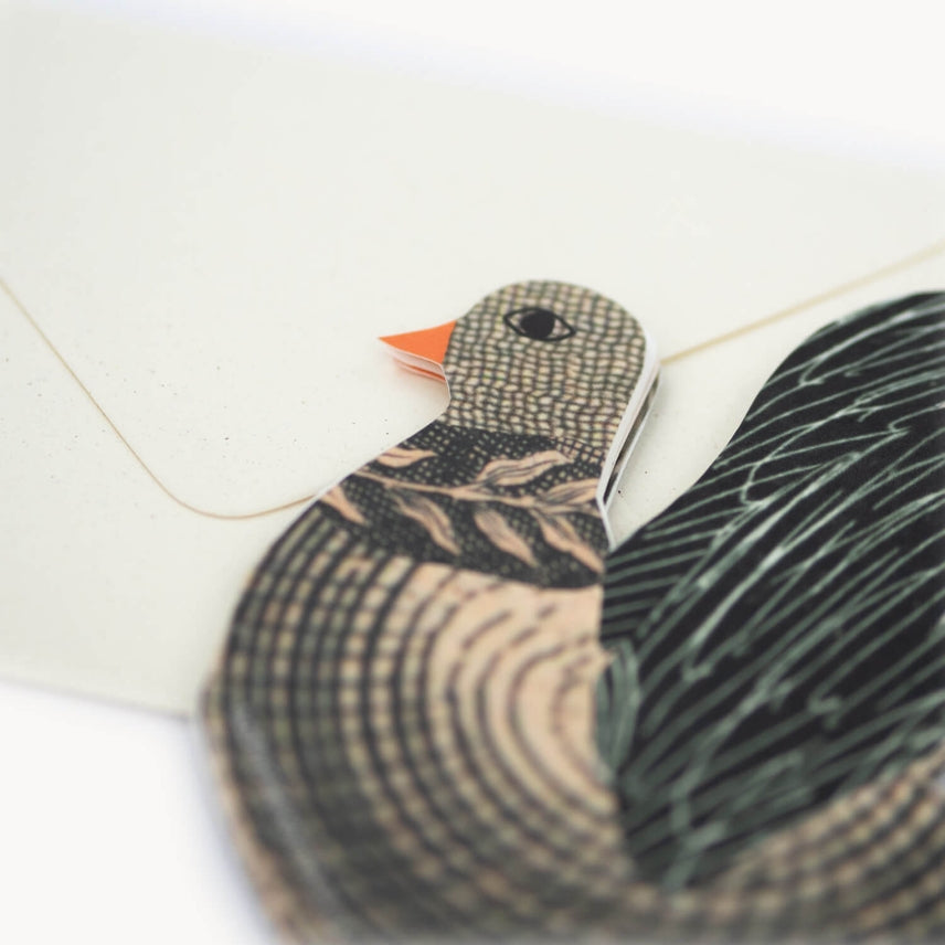 Hadley Paper Goods Chickens Concertina Card