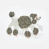 Hadley Paper Goods The Birthday Poodle Card - Grey