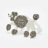 Hadley Paper Goods The Birthday Poodle Card - Grey