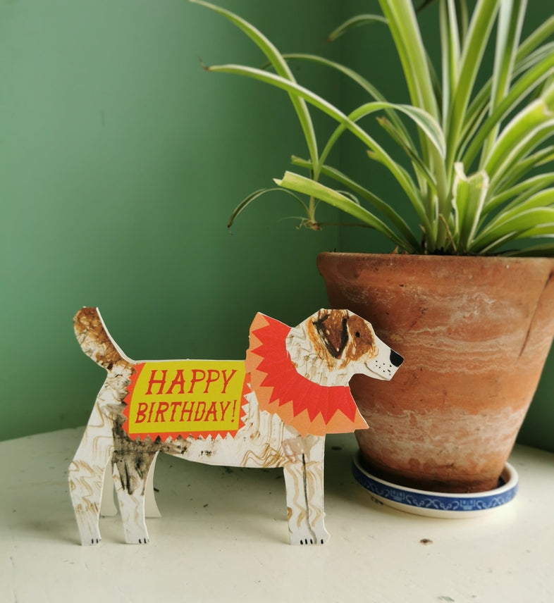 Hadley Paper Goods Happy Birthday Jack Russell Card